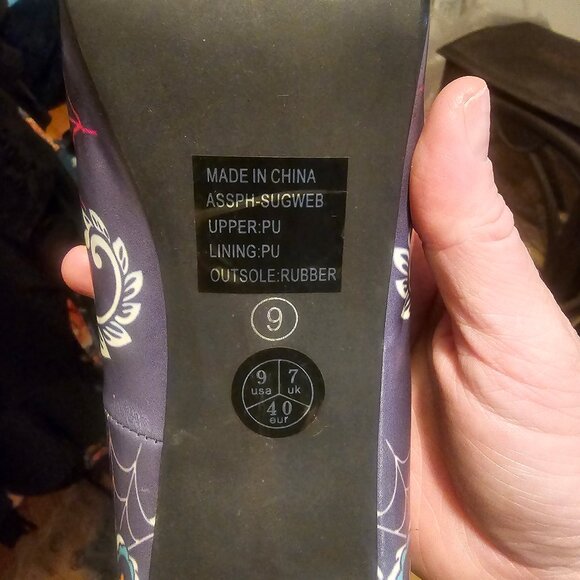 Too Fast brand sugar skull heels - Picture 7 of 7